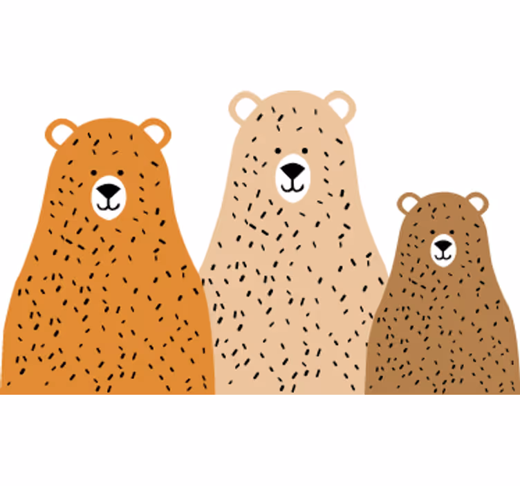 Mackóbarátok redőnyök gyerekeknek - TenStickers