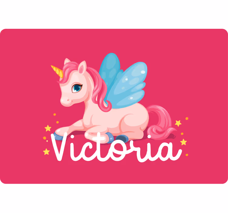 Vicces rózsaszín boldog egyszarvúk redőnyei gyerekeknek - TenStickers