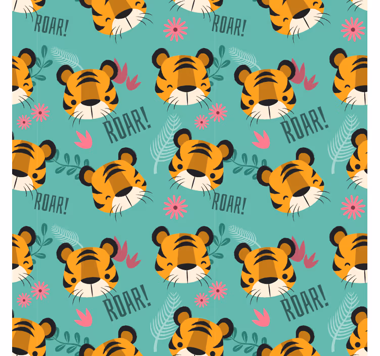 Gyerekredőnyök tigris mintával - TenStickers