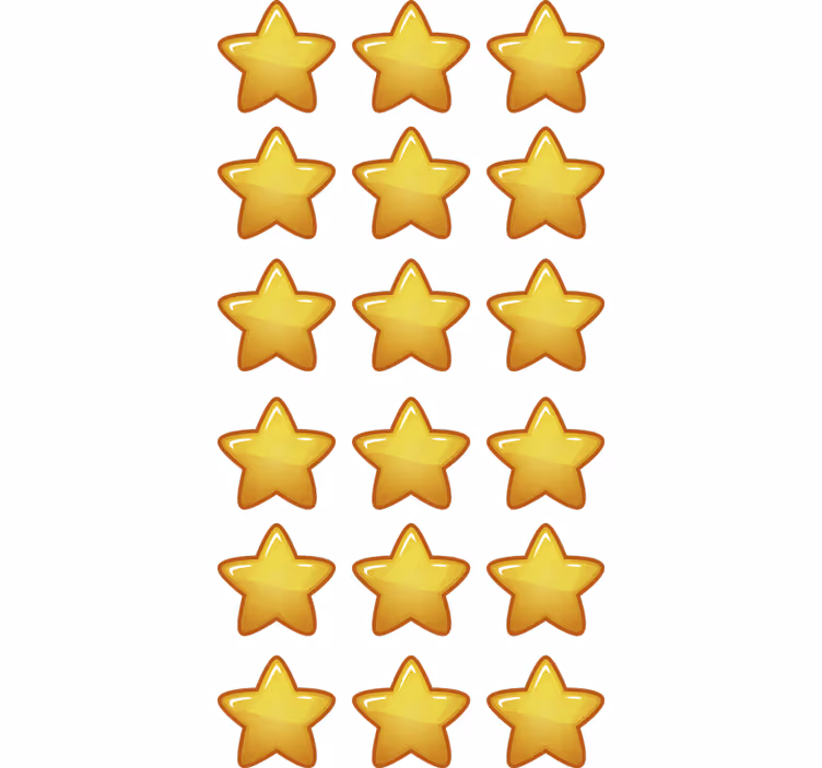 Geometrikus csillagok redőnyök gyerekeknek - TenStickers