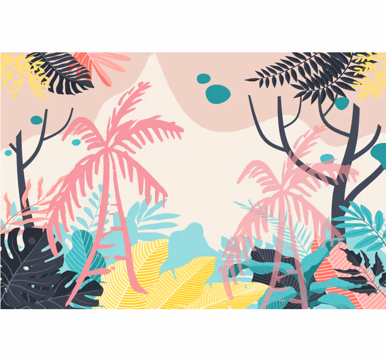 Boho pálmafák redőnyök gyerekeknek - TenStickers