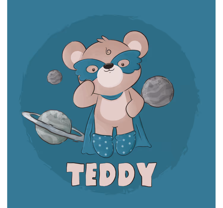 Mackó hős redőnyök gyerekeknek - TenStickers