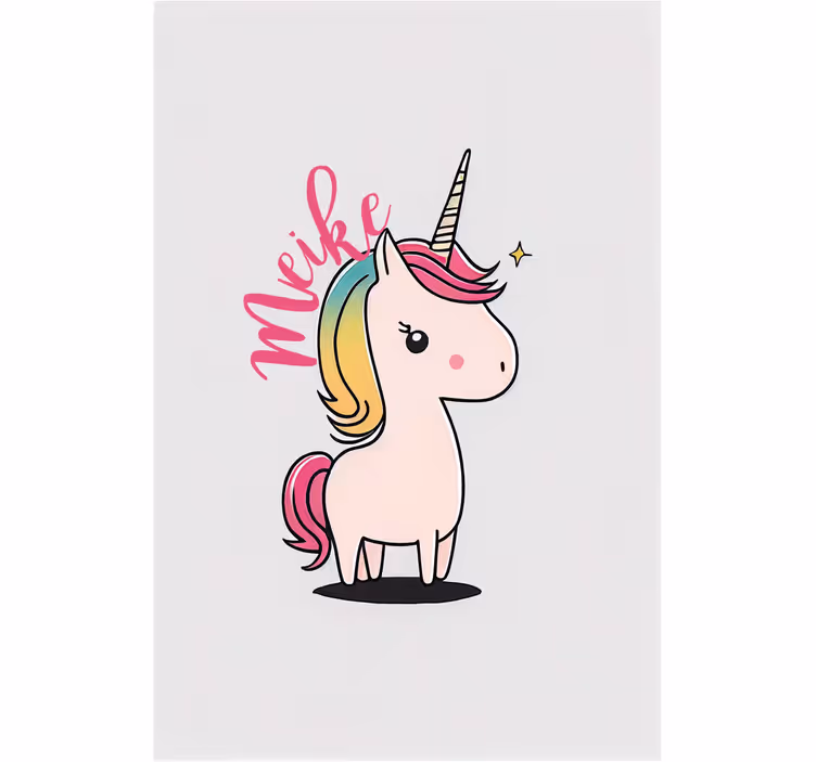 Mesebeli egyszarvús redőnyök gyerekeknek - TenStickers