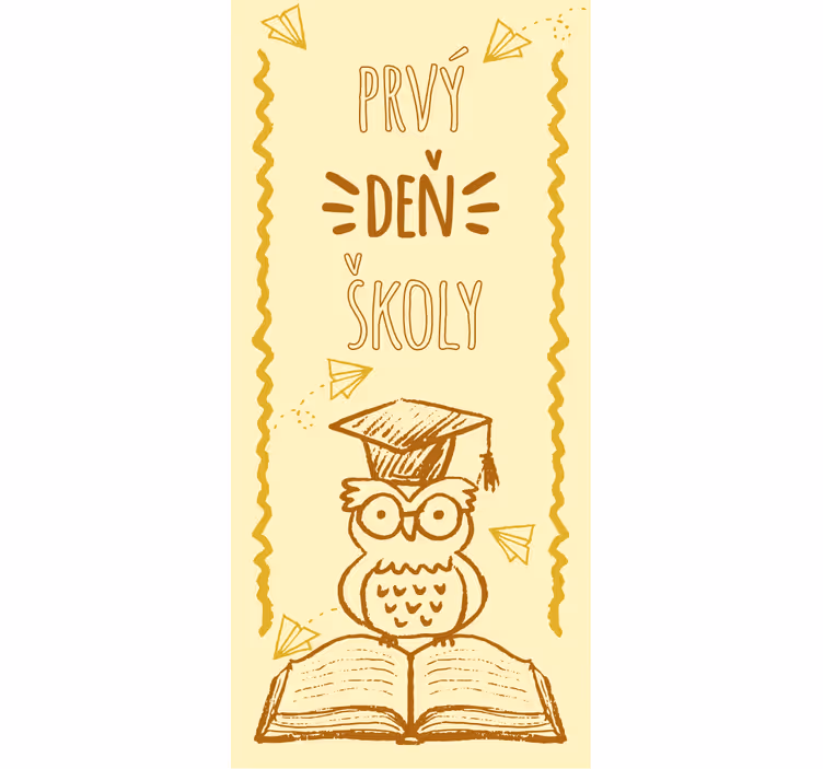 Redőnyök gyerekek iskolakezdő mintával - TenStickers