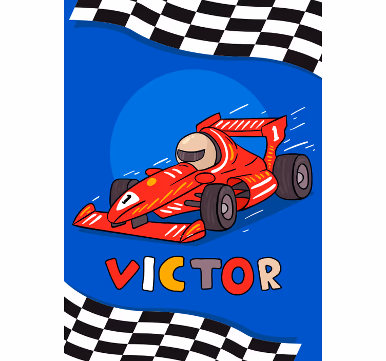 Redőnyök gyerekeknek formula 1 stílusban - TenStickers
