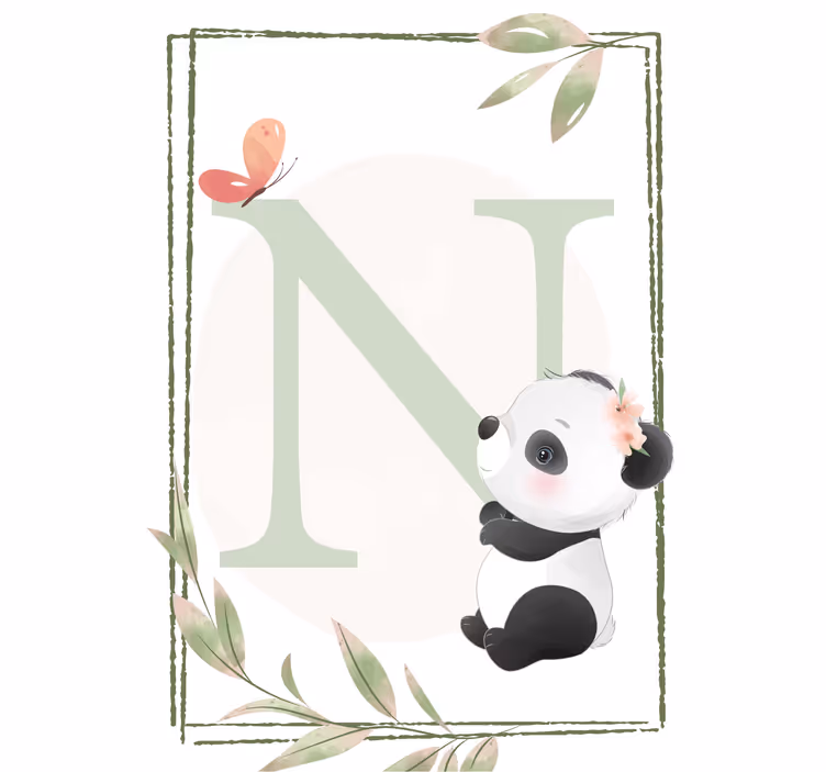 Aranyos panda redőnyök gyerekeknek - TenStickers