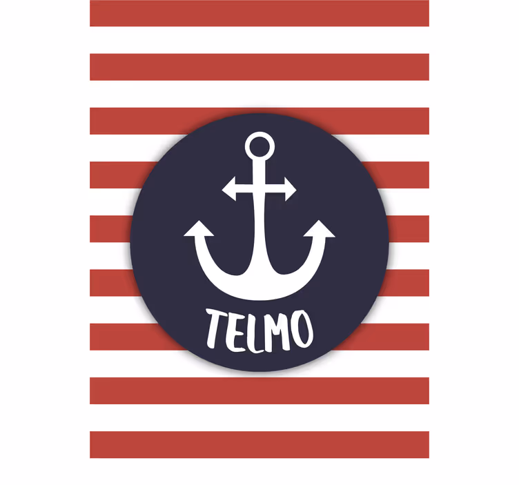Személyre szabható tengerész horgony redőnyök gyerekeknek - TenStickers