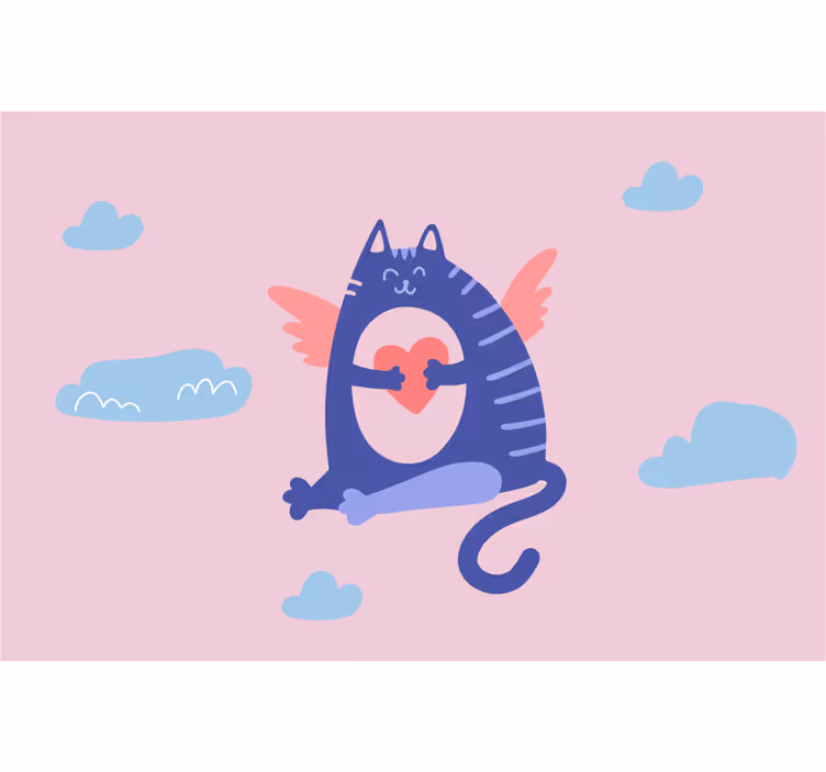 Repülő cica redőnyök gyerekeknek - TenStickers