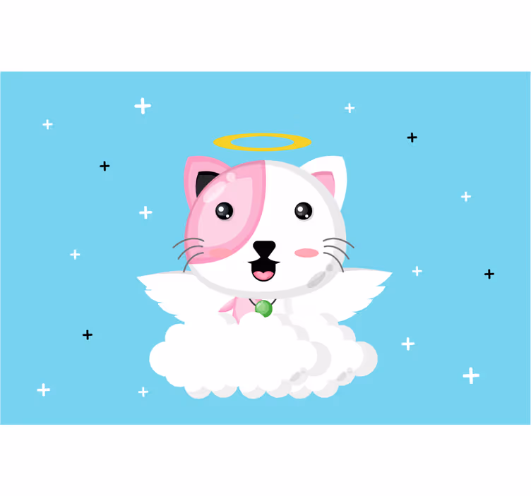 Angyali macskák redőnyök gyerekeknek - TenStickers