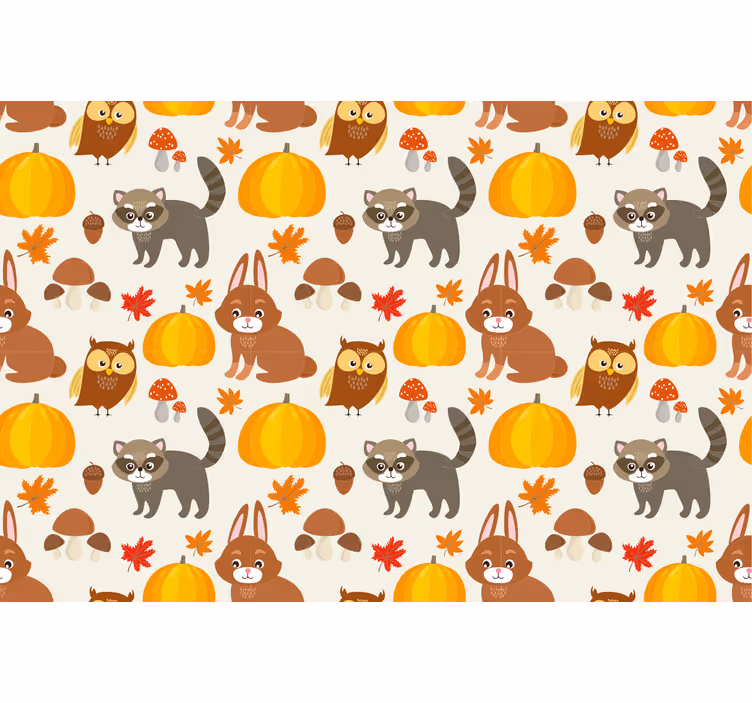 Mosómedve bagoly nyúl tök redőnyök gyerekek - TenStickers