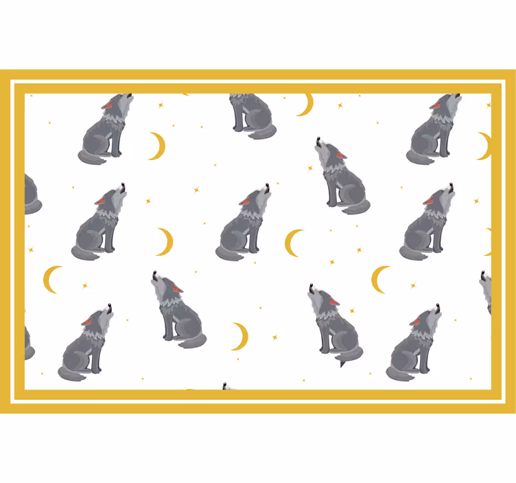 Gyerekredőnyök holdat üvöltő farkasokkal - TenStickers
