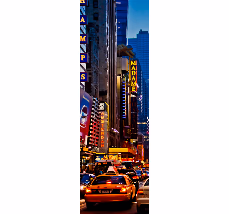 Times square hűtőmágnes konyha redőnyök - TenStickers