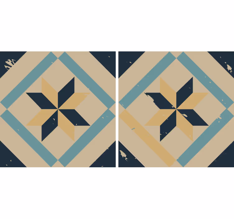 Redőnyök konyha elegáns cementlap design - TenStickers
