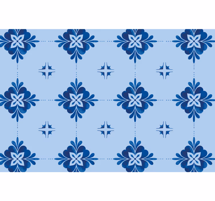 Kék redőnyök forgó csempék - TenStickers