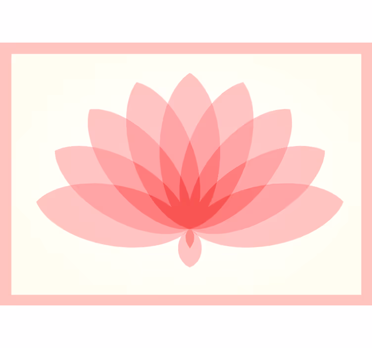 Lotus egy virág redőnyök hálószoba - TenStickers