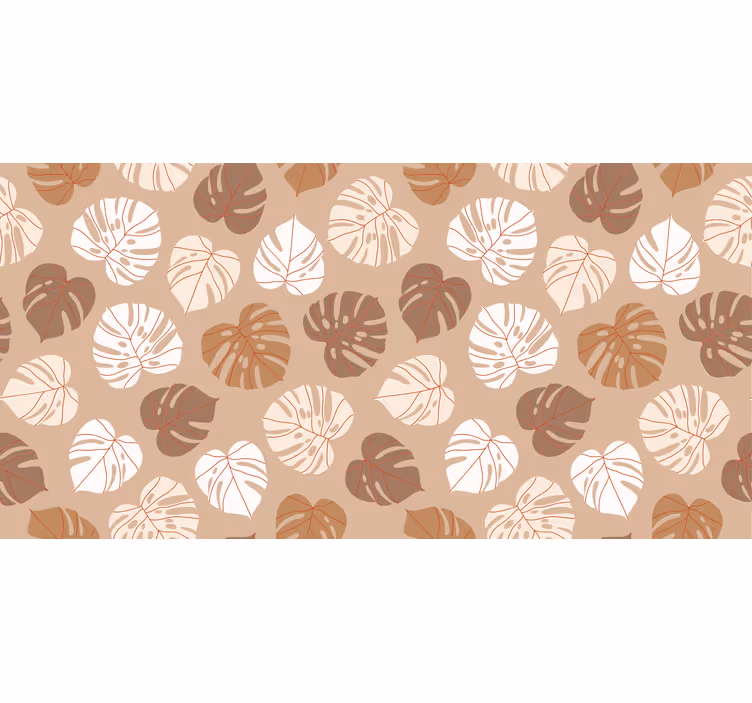 Beige trópusi növények redőnyök hálószoba - TenStickers