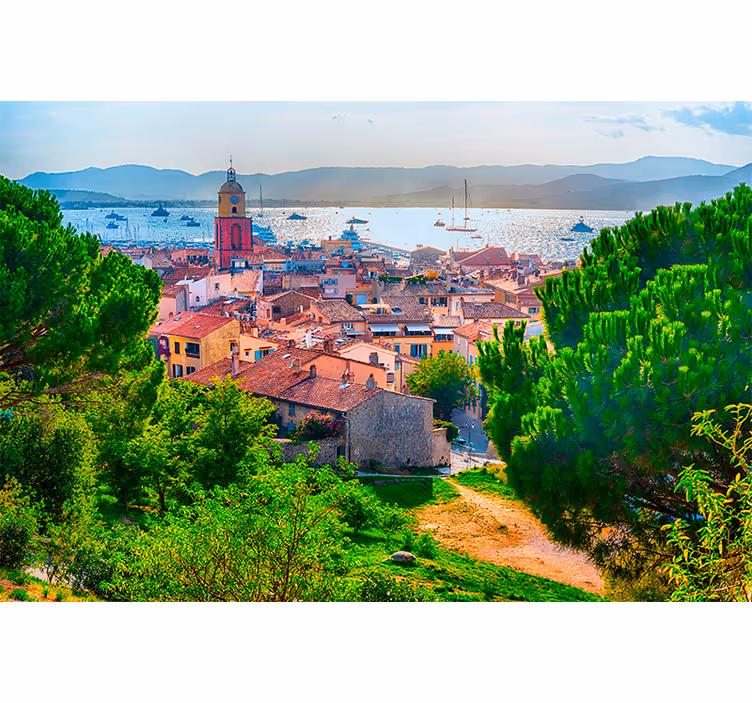 Saint-tropez redőnyök nappali - TenStickers