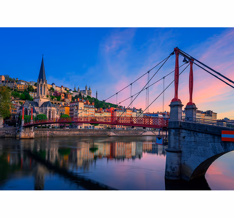 Lyon város redőnyök nappali - TenStickers