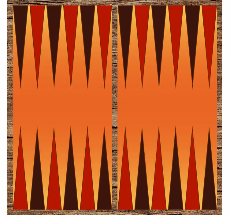 Redőnyök gyerekek - hátlapos vinil backgammon szőnyeg - TenStickers