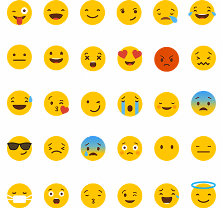 Tini redőnyök - whatsapp ikon matricák gyűjteménye - TenStickers