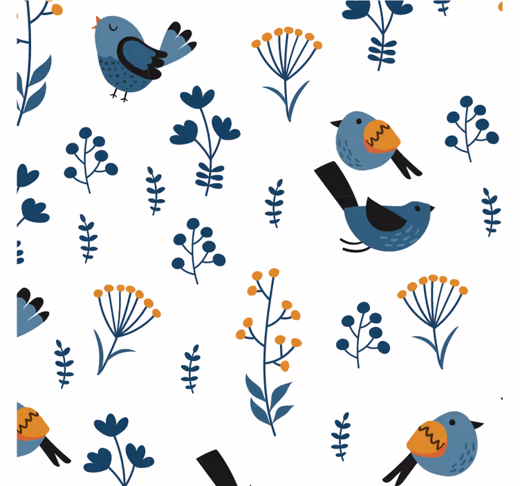 Redőnyök tizenévesek - levelek és madarak - TenStickers