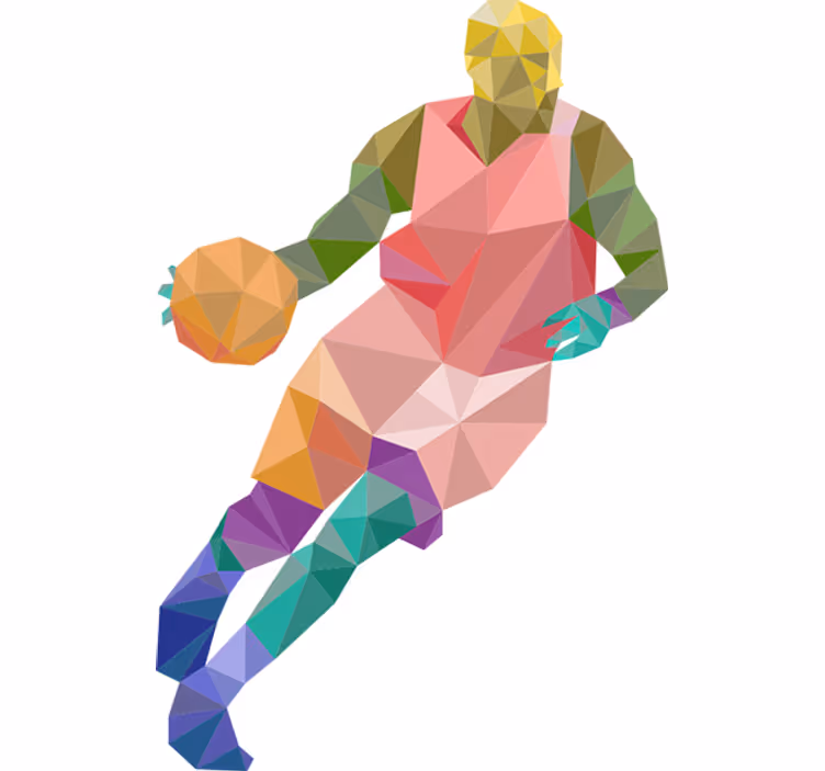 Redőnyök tizenéveseknek origami kosárlabdával - TenStickers