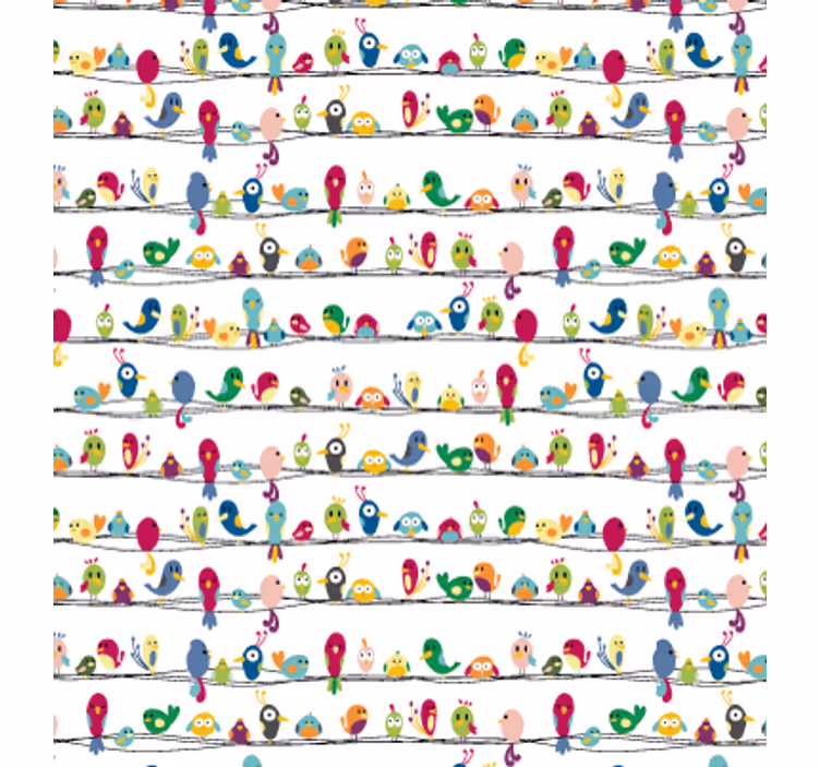 Madármintás vinil bútor - redőnyök tizenéveseknek - TenStickers