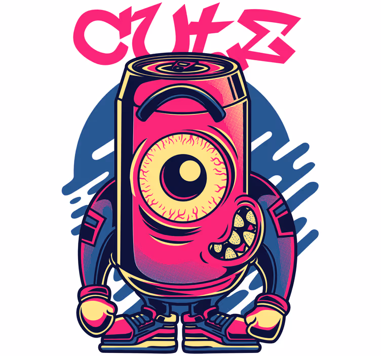 Cuki graffitis redőnyök tizenéveseknek - TenStickers