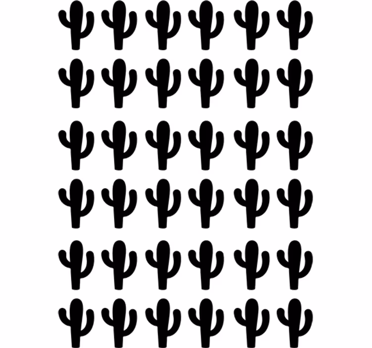 Cactus matricák tizenéves redőnyökhöz - TenStickers