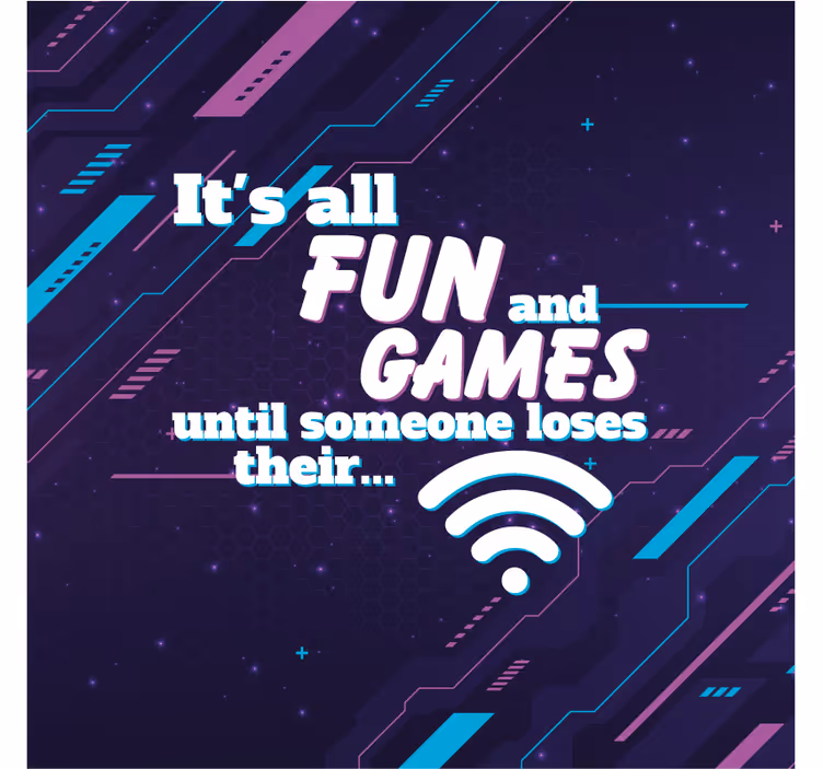 Vicces wifi redőnyök hivatal - TenStickers