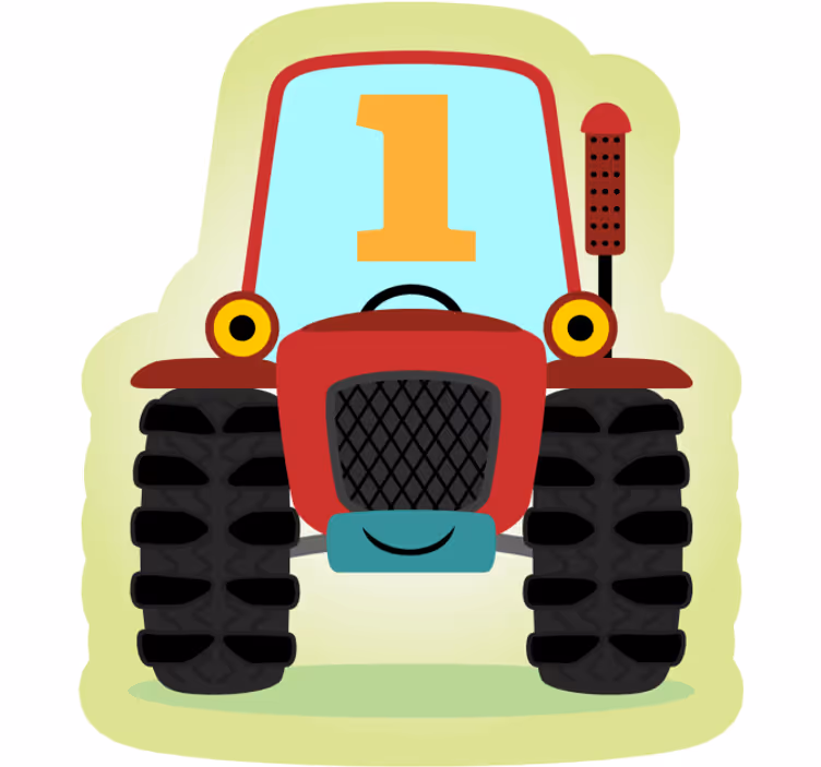 Redőnyök szórakozás legjobb traktor - TenStickers