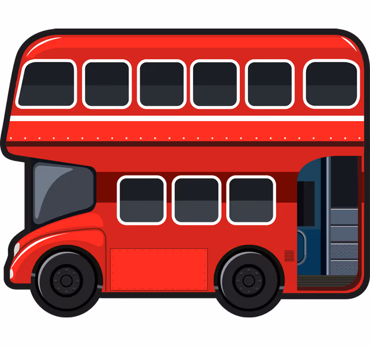 Redőnyök szórakozás londoni busz - TenStickers