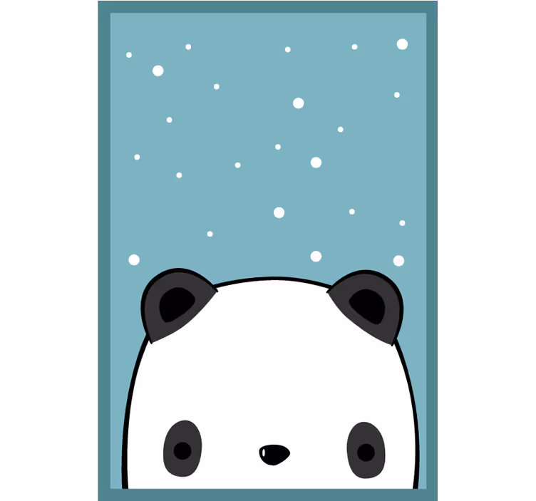 Cuki panda redőnyök szórakozás - TenStickers