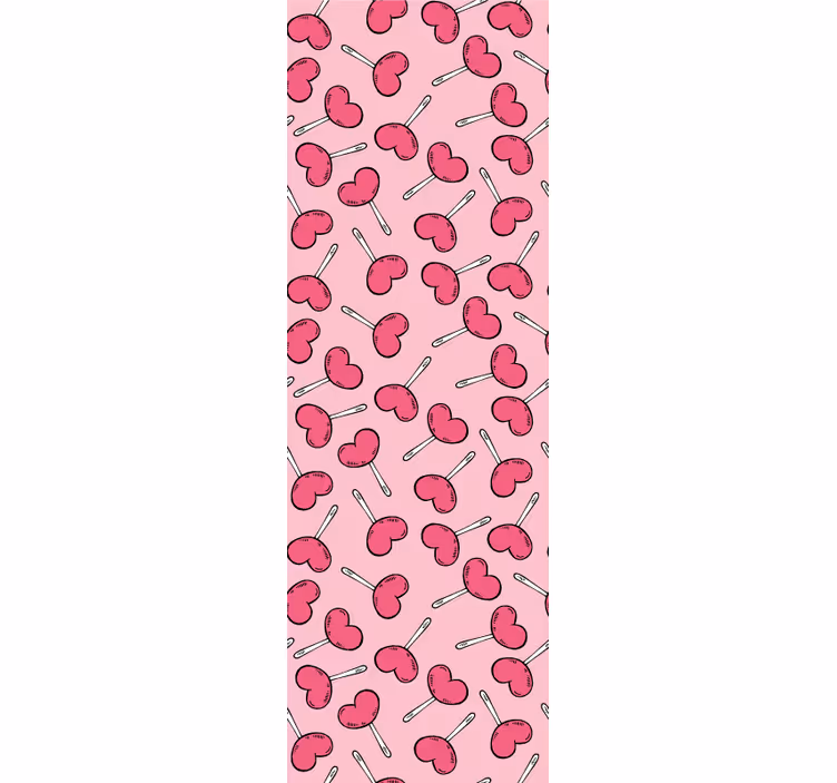 Szív alakú nyalókák tizenéveseknek - TenStickers