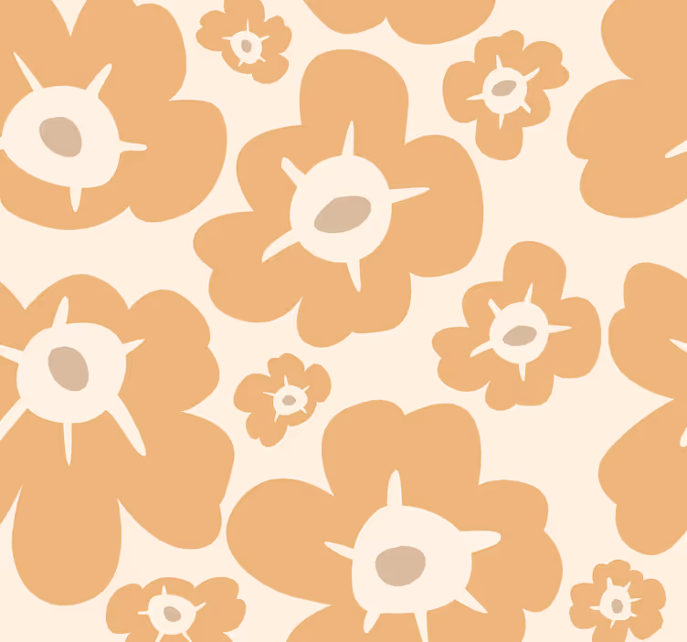 Beige pipacsok redőnyök fő hálószoba - TenStickers