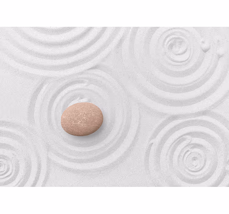Redőnyök zen - tapéta egy csepp a homokban - TenStickers