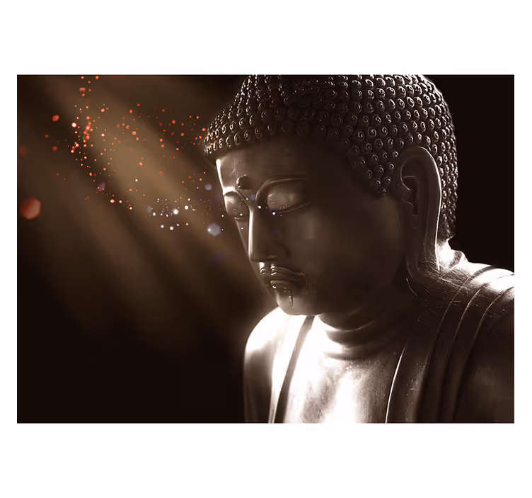Redőnyök zen - nyugodt buddha portré - TenStickers
