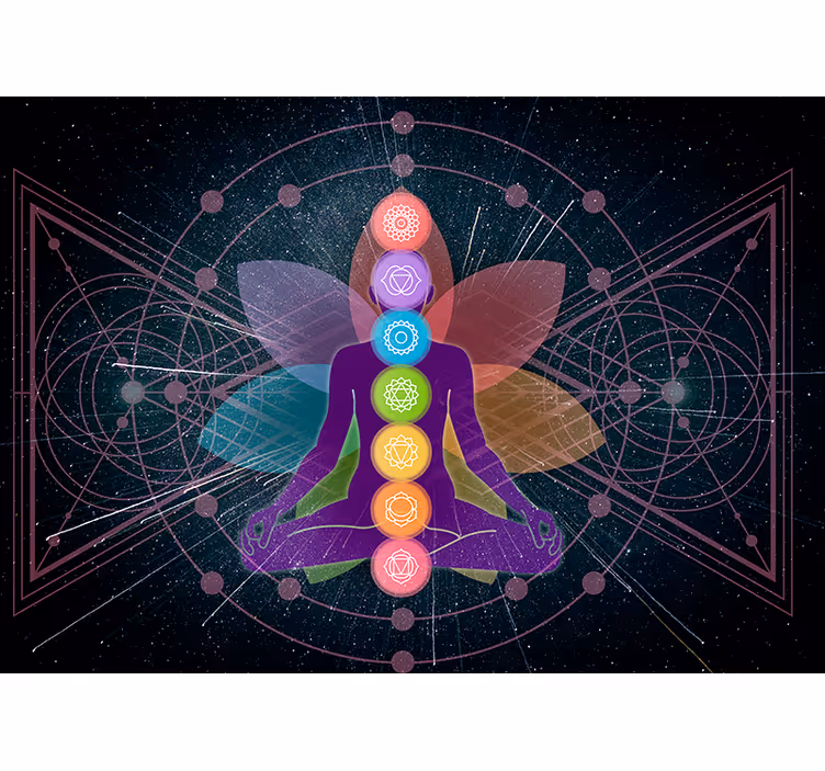 Redőnyök zen misztikus chakrákkal - TenStickers