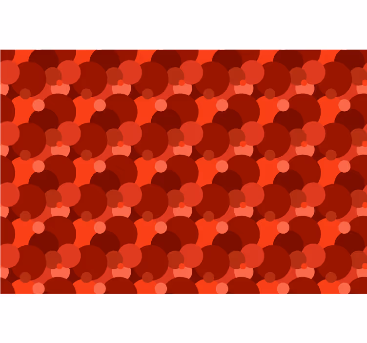 Piros redőnyök modern körmintával - TenStickers