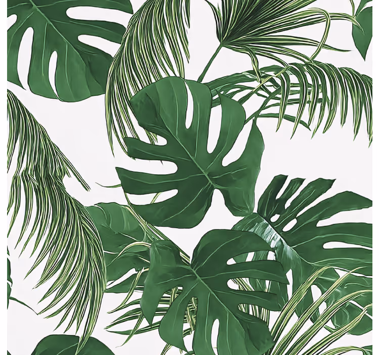 Tropical levelek mintás redőnyök szabadtéri - TenStickers