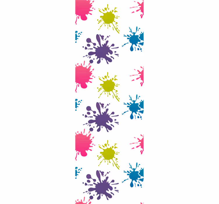 Többszínű fröccs redőnyök tizenéveseknek - TenStickers