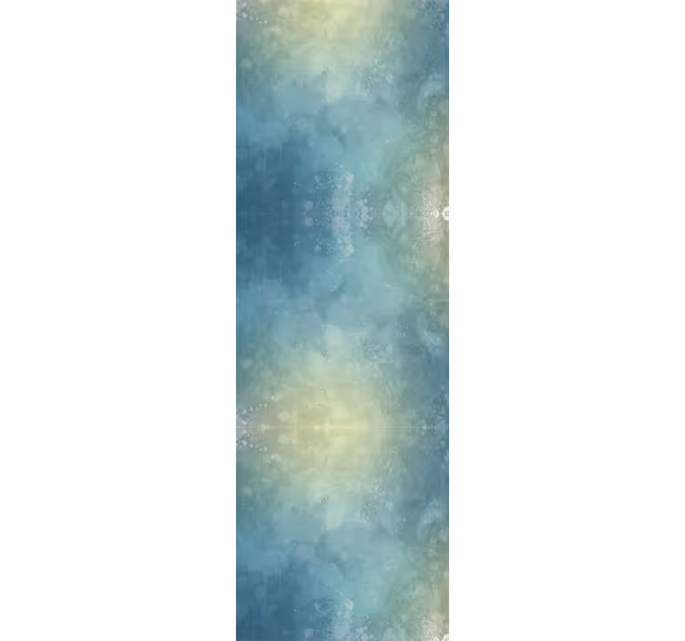 Eclectic-decor kék vázlat redőnyök tizenéveseknek - TenStickers