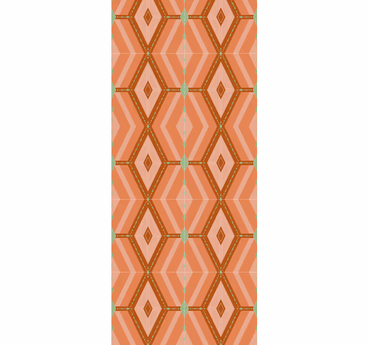 30-as őszi árnyalatok geometrikus redőnyök klasszikus - TenStickers