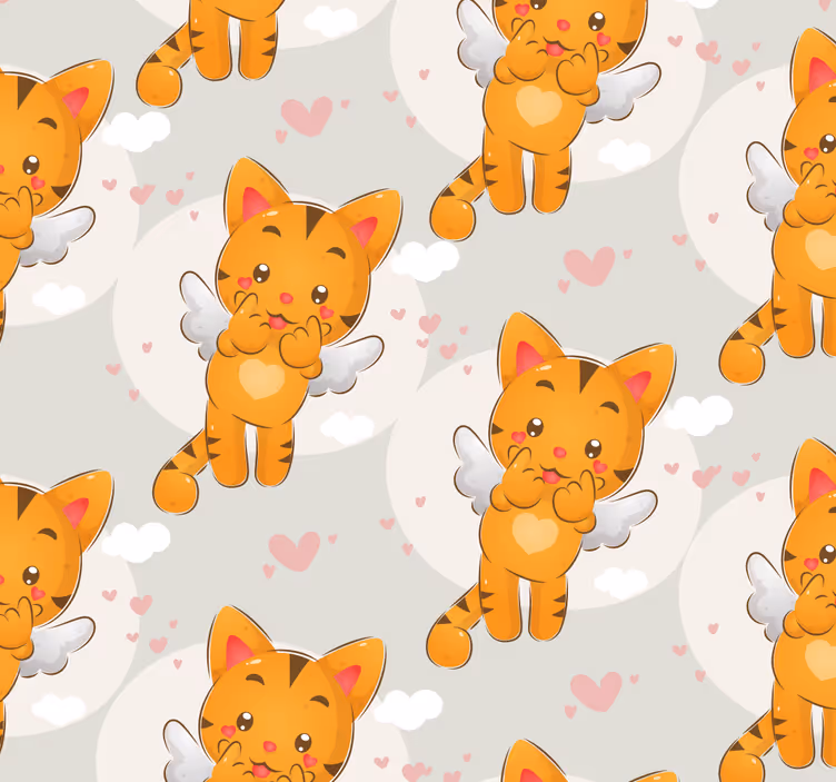 Cuki kiscicák repkednek redőnyök óvodája - TenStickers