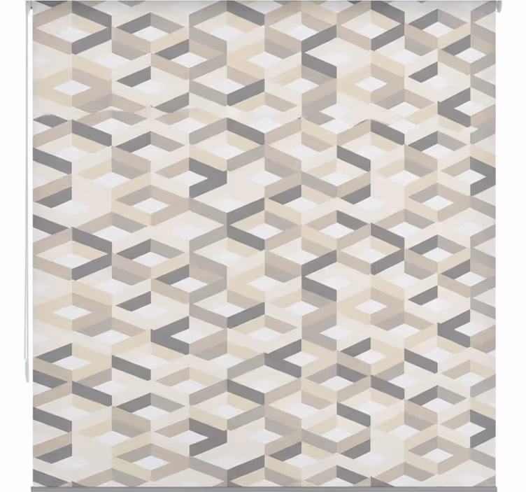 Minimalista geometrikus redőnyök fürdőszoba - TenStickers