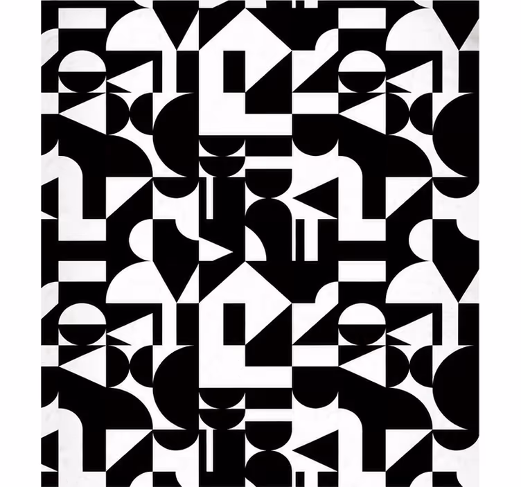 Geometrikus csempe modern mintázat redőnyök fürdőszoba - TenStickers