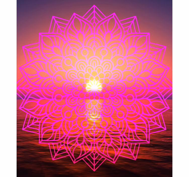 Napos mandala zen nappali Rolók - TenStickers