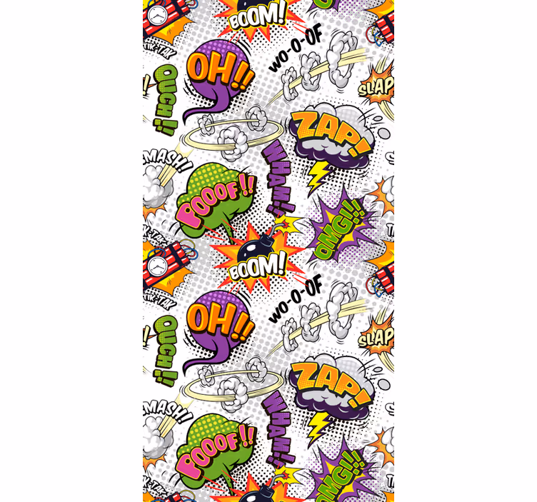Komikus hanghatások Redőnyök Szórakozás - TenStickers