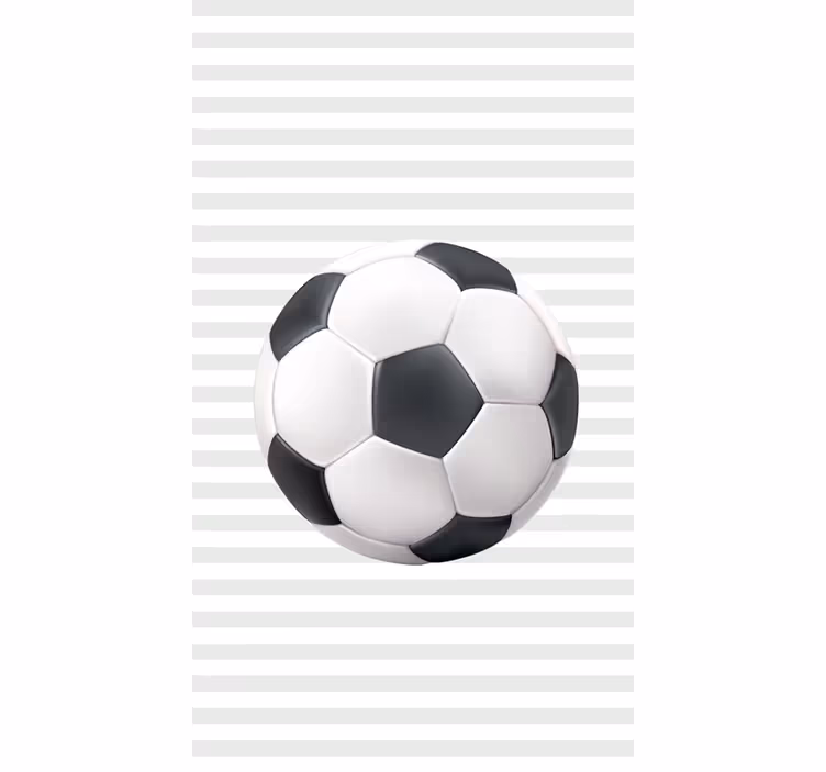 Fehér és fekete labdás futballRolók - TenStickers