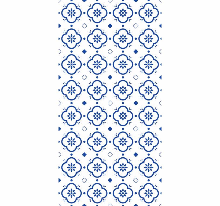 Kék csempe effekt minta Sávroló - TenStickers